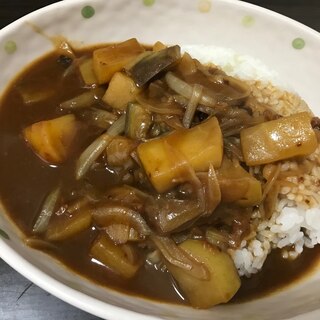 ナスとりんごの秋カレー